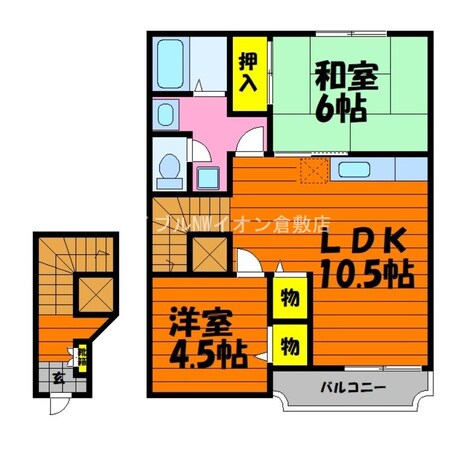 グランアルファー　B棟の物件間取画像